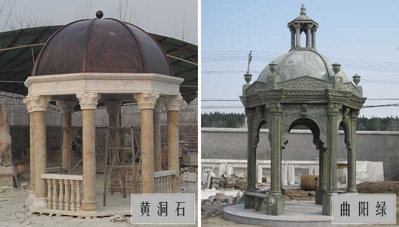 歐式景觀亭子，石雕大理石亭子，河北涼亭廠家