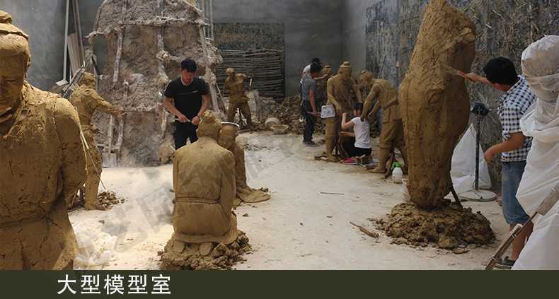 銅雕塑模型室，銅雕塑模型
