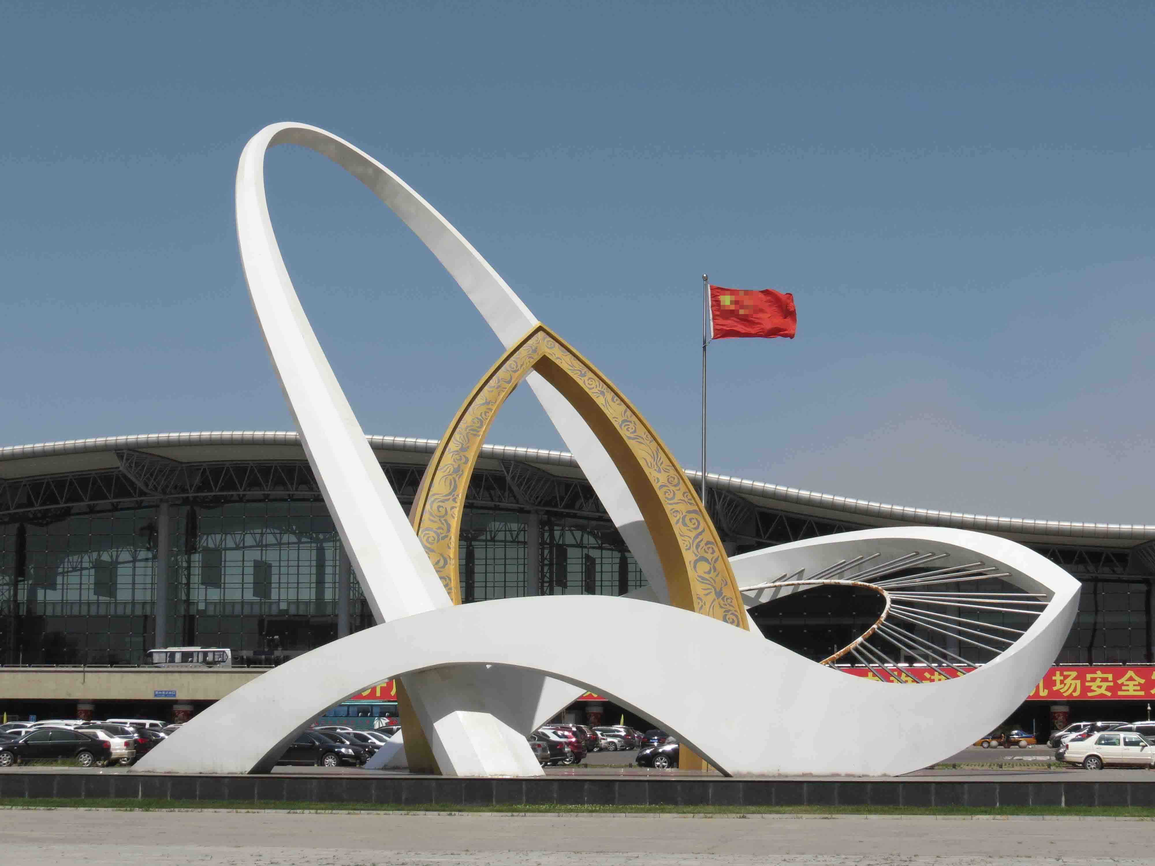 大型機(jī)場雕塑，大型廣場雕塑，機(jī)場廣場雕塑